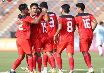 Timnas Indonesia Vs Myanmar - Diwarnai Gol Penalti, Garuda Muda Unggul di Babak Pertama SEA Games 2023