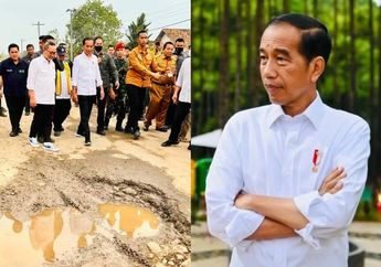 JLEB Banget! Jokowi Beri Sindiran Nyelekit Ini Usai Mobilnya Nyangkut saat Lewati Jalan Rusak di Lampung, sang Bupati Kena Ulti