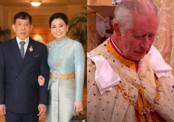 ANGGUNNYA Ratu Thailand Saat Hadiri Penobatan Raja Charles III di Inggris, Tampil Elegan Berbalut Kostum Tradisional
