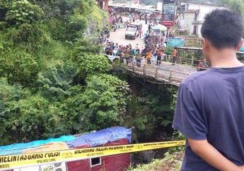 Apa Penyebab Kecelakaan Bus Masuk Jurang di Guci, Tegal? Polisi Singgung Isu Rem Tangan Dilepas Anak!
