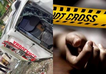 INNALILLAHI! Niat Hati Bawa Pasien Umur 109 Tahun Berobat, Ambulan di Sumatera Selatan Pecah Ban hingga Terguling
