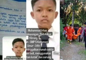 Tinggalkan Surat Wasiat, Kematian Bocah SMP di Kebumen yang Ditemukan Tewas di Sungai Janggal