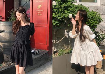 7 Outfit Dress Korea yang Bisa Kita Pakai untuk Tampilan Feminin
