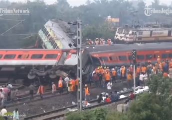 Ngerinya Detik-detik 3 Kereta Api Bertabrakan di India Tewaskan 280 Orang, Suara Dentuman Disusul Jeritan, Darah di Mana-mana