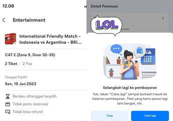 Biar Tak Kalah dengan Calo, Simak Tips Beli Tiket Indonesia VS Argentina Besok Dijamin Berhasil Sampai Pembayaran