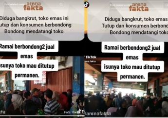 Viral di TikTok Toko Emas di Pemalang Bangkrut hingga Tutup Permanen, Warga Panik Berbondong-bondong Jual Perhiasan