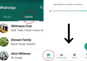 HEBOH Tampilan Menu Chat WhatsApp Android Pindah di Bawah Seperti iPhone, Ini Penyebabnya!