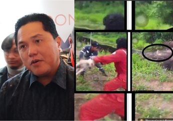 MURKA, Erick Thohir Tindak Tegas Pelempar Anjing Hidup ke Buaya: Itu Biadab!