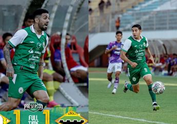 Uji Coba Klub Liga 1 - Imbangi Persib, 2 Gelandang Flamboyan Pengaruhi Permainan PSS Sleman 