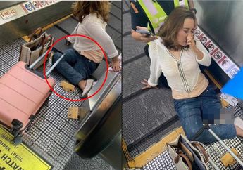 NGILU, Wanita ini Kehilangan Satu Kaki Setelah Terjepit Eskalator Bandara, Otot dan Tulang Robek