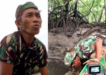 25 Tahun Beri Makan Buaya yang Dianggap Bak Keluarga Sendiri, Intip Perlakuan Manis Nelayan Ini saat Jenguk Hewan Peliharaannya