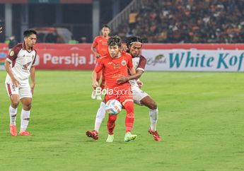 Hasil Liga 1 - Tak Peduli Yance Sayuri Tergeletak Kesakitan, Persija Curi Gol untuk Gagalkan Tripoin PSM