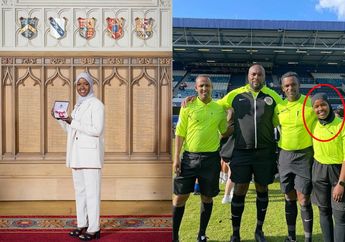 Pertama Kali Dalam Sejarah Wanita Berhijab Jadi Wasit di Inggris, Kini Resmi Dapat Gelar Bangsawan!