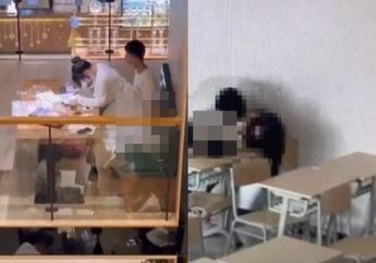 Tak Tahu Malu, Dua Sejoli Terekam Mesum di Toko Buku, Wanita Pura-pura Membaca Supaya Tak ketahuan