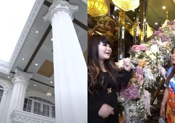 Wanita ini Bangun Rumah Paling Mewah di Tengah Kampung, Habiskan Uang Rp45 Miliar, Interior Berhias Emas dan Lampu Kristal