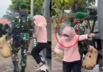 VIRAL Video Wanita Berhijab Pepet Anggota TNI Sambil Joget, Diduga Caper Hingga Pamer Hujatan