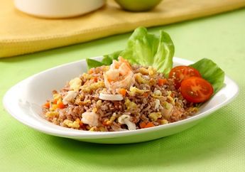 Resep Nasi Goreng Seafood Beras Merah, Variasi Nasi Goreng Lezat Dengan Bumbu Simple