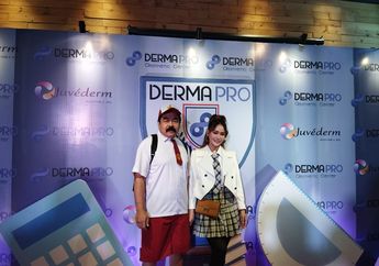 LUCU, Mas Adam Pakai&nbsp;Seragam SD di Acara Ulang Tahun Klinik Kecantikan