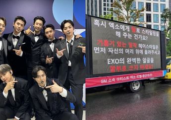 Tak Puas dengan Comeback EXO, EXO-L Kirim Truk Protes di Depan Gedung SM Entertainment, K-Netz Ikut Geram dan Tak Habis Pikir Dengan Isinya