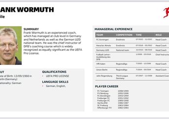 Ternyata Bukan Direktur Teknik, Frank Wormuth 'Cuma' Ditunjuk Jadi Konsultan Bima Sakti di Piala Dunia U-17