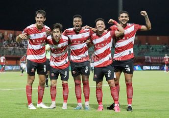 Hasil Liga 1 - Drama Tujuh Gol Warnai Duel Madura United Vs Persis Solo
