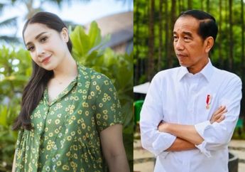 NGAKAK! Nagita Slavina Heboh Diajak Selfie Presiden Jokowi Bareng Ibu-ibu, Sosok Paspamres Ini Auto Cemberut Sampai jadi Sorotan Netizen