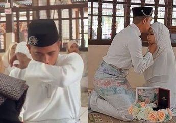 2 Tahun PDKT Dicuekin, Pria ini Viral Usai Nikahi Gadis Tak Bertangan, Menangis Usai Ucap Ijab Kabul