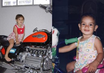 Gadis Cilik yang Tunggangi Moge Ini Ditakdirkan Jadi Artis, Begini Nasibnya Usai Suami 2 Kali Tersandung Kasus Narkoba!