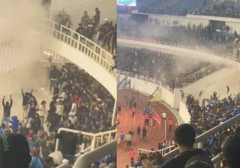 Kronologi Ricuh Suporter di Laga PSIS Vs Persib yang Diwarnai Lempar Botol dan Tepung