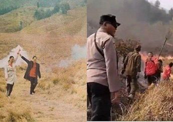 Calon Pengantin Ngaku Sudah Berusaha Padamkan Api di Bromo dengan Air Botol Mineral, Kuasa Hukum Salahkan Petugas TNBTS