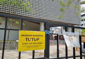 Museum Nasional Ditutup untuk Umum Pasca Kebakaran, Polisi Lakukan Penjagaan