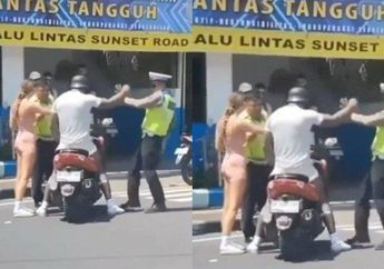 Bule di Bali Berulah Lagi, Nekat Tampar Polisi Gegara Ogah Ditilang Saat Motoran Tanpa SIM dan STNK, Endingnya Bikin Kesal