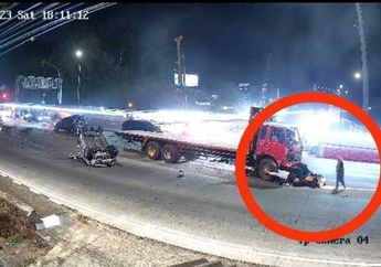 Kecelakaan Exit Tol Bawen Semarang, Sosok Wanita Berhijab Misterius Berdiri di Depan Truk Tronton Pasca Musibah, Siapa Dia?