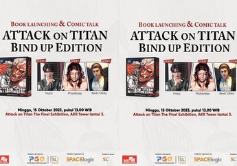Book Launching & Comic Talk: Attack on Titan Bind Up Edition bersama Editor dan Desainer Komik, Catat Tanggalnya!