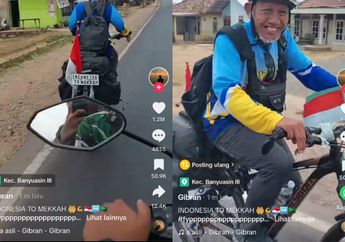 Viral, Kakek 63 Tahun Asal Tangerang Naik Sepeda dari Indonesia ke Mekkah: Nyebrang Lautnya Gimana?