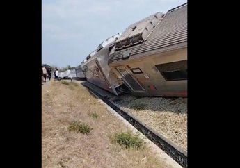 BREAKING NEWS: Kereta Argo Semeru dan Argo Wilis Anjlok di Kulon Progo, DIY