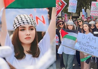 MasyaAllah, Syifa Hadju Rela Panas-panasan Turun ke Jalan Ikut Demo Bela Palestina, Aksi sang Artis Dipuji Habis-habisan!