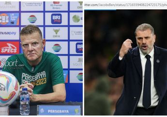 Pelatih Spurs Ange Postecoglou Ukir Rekor Liga Inggris, Mantan Asistennya Justru Terseok-seok di Persebaya