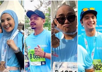 Zaskia Sungkar, Ricky Harun, Hingga Bambang Pamungkas Bagikan Pengalaman Ikut Ajang Jakarta Marathon 2023 