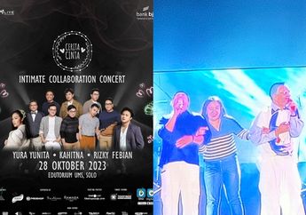 Bikin Geger Penonton Konser Cerita Cinta Edutorium UMS Solo, Begini Momen Mario Kahitna Peluk Fans di Panggung, Baper Abis!