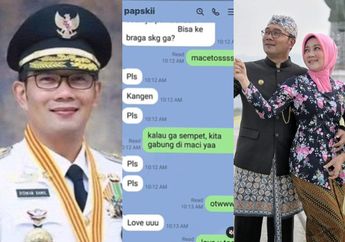 Bucinnya Ridwan Kamil ke Atalia Praratya, sang Mantan Gubernur Kepergok Kirim Chat Mesra Ini ke Istri Hingga Para Artis Kaget