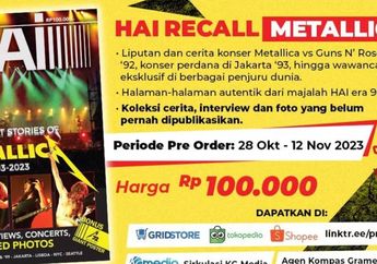 HAI Recall Metallica, 120 Halaman Penuh Cerita dan Peristiwa