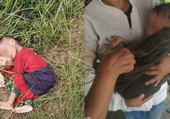 Astaghfirullah, Anak Dibuang Orang Tua di Belakang SPBU, Meringkuk dengan Tubuh Basah di Semak-semak, Diduga Alami Gizi Buruk