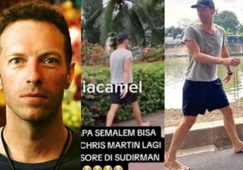 Nyeker Sambil Pakai Kaos Oblong, Chris Martin Coldplay Bikin Geger Usai Kepergok Jalan-jalan di Jakarta Jelang Konser!