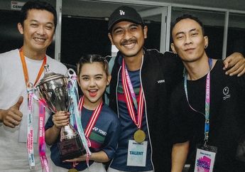Pamer Momen Juara Ganda Campuran Tepok Bulu 2023, Interaksi Arya Saloka dan Ziva Magnolya Curi Perhatian Netizen