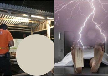 Ya Allah! Sedang Pacaran di Gubuk, Pria di Tuban Ini Histeris Kekasihnya Tewas Tersambar Petir, Auto Teriak: Tolong!