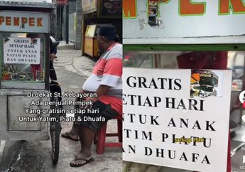 Masya Allah, Pedagang Pempek Gratiskan Dagangan untuk Anak Yatim dan Kaum Dhuafa, Ngaku Pernah Mati Suri