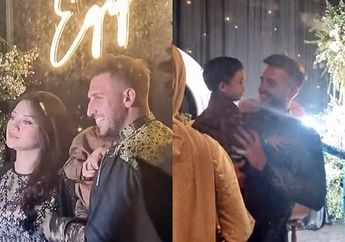 Kedekatan Adzam dengan Pacar Nathalie Holscher di Pernikahan Adiba Khanza Curi Perhatian, Nempel bak Perangko!