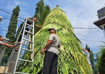 Siap Menyambut Natal 2023, Intip Kreatifnya Warga Gereja di Purwokerto Sulap Janur Jadi Pohon Natal yang Penuh dengan Makna Mendalam