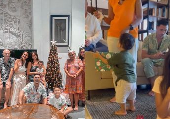 Serunya Jessica Iskandar Rayakan Natal Bareng Keluarga Vincent Verhaag, Momen Don Verhaag Buka Kado Jadi Sorotan